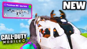 BEST BATTLE PASS GUN 😍 (EPIC PEACEKEEPER - SPINE RATTLE)! | COD MOBILE | SOLO VS SQUADS