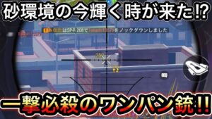 【CoDモバイル】砂環境の今輝く時が来た⁉︎一撃必殺のワンパン銃‼︎使わない手はない？