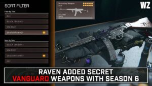 Raven SECRETLY ADDED VANGUARD WEAPONS To WARZONE In Season 6... (COD Warzone Secret Update)