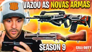 Vazou as *NOVAS ARMAS* da SEASON 9 do COD MOBILE | Swordfish e Thumper + Lamborguini e Skin JigSaw