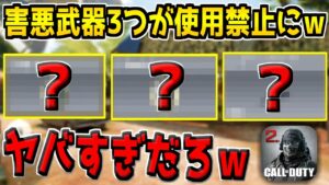 現環境で暴れてる害悪武器3種が本日から公式に使用禁止になりましたｗ【CODモバイル】