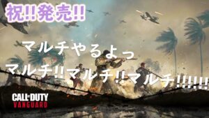 【マルチプレイ】 Call of Duty: VANGUARD マルチをたくさんやろうと思っている所です 【CoD:V】