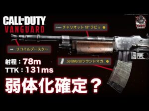 CoD:ヴァンガード | 射程78mでキルタイム0.13秒のフルオート武器が強すぎて弱体化確定？「TTK131 BAR」プレイ映像【コール オブ デューティ ヴァンガード】- EAA