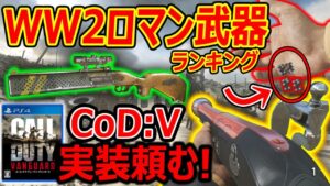 【CoD:WW2】CoD:Vで実装して欲しいWW2のロマン武器ランキング!『化石銃から謎の激レア銃』【実況者ジャンヌ】