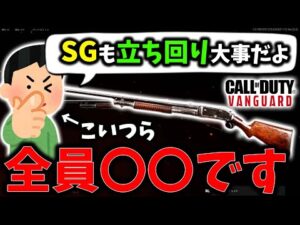 【CoD:V】「SGは立ち回りに技術がいる」←これ言ってる人は全員〇〇なのが判明したｗｗｗ