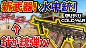 【CoD:BOCW】新武器にAPS水中銃が追加!!『針が銃弾で高威力かと思いきや豆銃だったww』【実況者ジャンヌ】