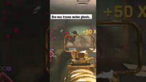 Bro was trynna melee the ghosts!! #shorts #viral #gaming #callofduty #cod #warzone #rebirthisland