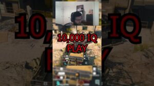 INSANE HIGH IQ WARZONE PLAY #shorts
