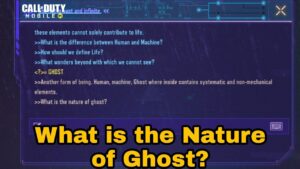 What is the Nature of Ghost ? Cod Mobile