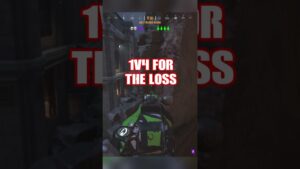 1v4 in SnD, but I'm still a loser🙄