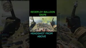 REDEPLOY BALLOON SNIPE in WARZONE REBIRTH - #Shorts #callofduty #warzone #gaming #fortuneskeep #cod