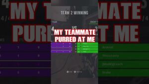 my teammate purred at me😼