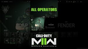 ALL Operators in Call of Duty Modern Warfare 2 #shorts