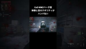 CoD MW2ベータ版の映像と音のクオリティがハンパない #shorts #cod #codmw #codmw2 #コールオブデューティー