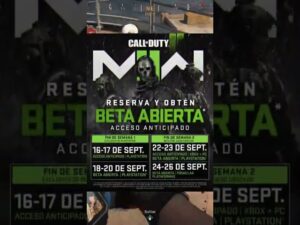 RECOMPENSAS POR JUGAR LA BETA DE MW2 |  BETA COD MW2 2022