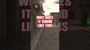 why does my sniper sound like this🤨