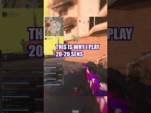 High Sens Or Low Sens Warzone  #shorts  #youtubeshorts  #warzone