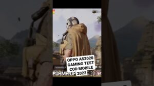 OPPO A52020 GAMING TEST CALL OF DUTY MOBILE 2022