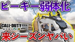 【速報】遂にピースキーパー弱体化！さらにType25等13個の武器が強化！次アプデがヤバい件【CODモバイル】【Tanaka90】