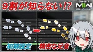 〖COD:MW2〗9割が知らない！？海外勢も一部しか利用していない！足音を精密にする方法とは！