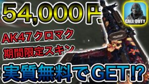 【CoDモバイル】AK47レジェンドクロマクの色違いスキンが実質無料でGET出来るかもしれない⁉︎The禅は（1/3）まで持ってけた‼︎