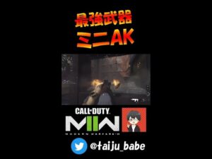 【CoD:MW2】高火力なのに高機動力を合わせ持ったミニAK！ #Shorts