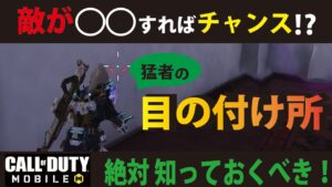 [CODモバイル] 敵が●●すればチャンス⁉︎ 猛者の目の付け所を教えちゃいます！