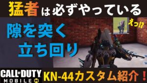 [CODモバイル] 猛者は必ずやっている⁉︎ 隙を突く立ち回りを解説しちゃいます！KN-44カスタムも紹介しているので観てね！