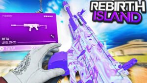 *NEW* FASTEST KILLING SMG on REBIRTH ISLAND! (STRIKER 9)