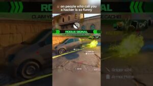 Getting called a hacker part 1 #warzone #callofduty #cod #mw3 #gamergirl #shorts