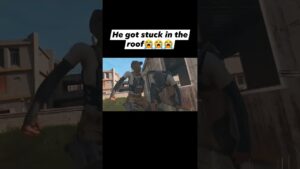 He's just hanging there😭😭🤣 #warzone #modernwarefare3 #cod #callofduty